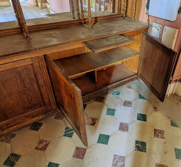 Piece of oak woodwork in the Napoleon III style, late 19th century Piece of oak woodwork in the Napoleon III style, late 19th century-18