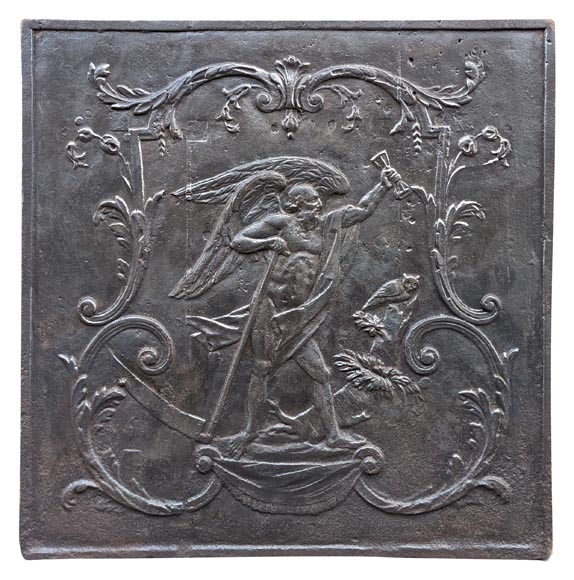 Fireback depicting the god Chronos Fireback depicting the god Chronos-0