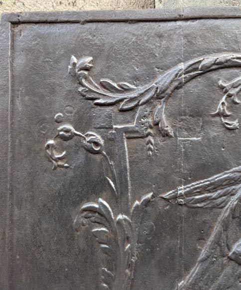 Fireback depicting the god Chronos Fireback depicting the god Chronos-2