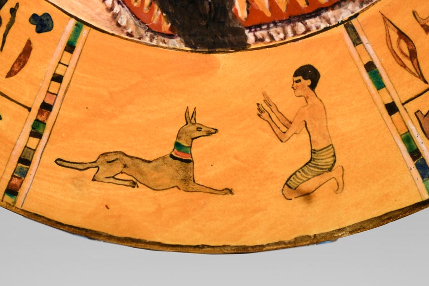 Albert ANKER (painter), Théodore DECK (ceramist), Ornamental Dish “Cleopatra”, 1869 Albert ANKER (painter), Théodore DECK (ceramist), Ornamental Dish “Cleopatra”, 1869-6