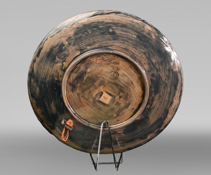 A rare piece by Emile GALLÉ, moon and landscape fantasy after Joseph Vernet A rare piece by Emile GALLÉ, moon and landscape fantasy after Joseph Vernet-8