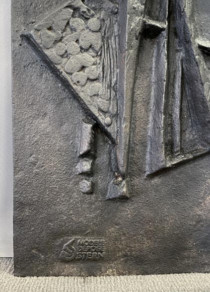 F. Loriot - Stern foundry fireback F. Loriot - Stern foundry fireback-4