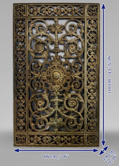 Cast-iron front-door grille Cast-iron front-door grille-8