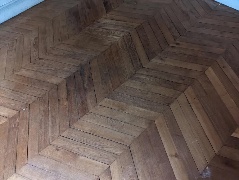 13 m² lot of herringbone parquet-2