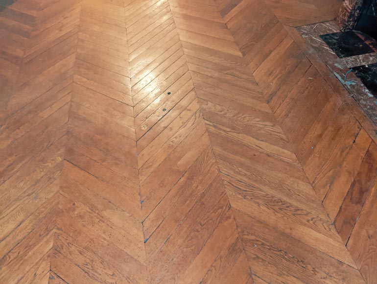 14 m² lot of oak herringbone parquet 14 m² lot of oak herringbone parquet-2