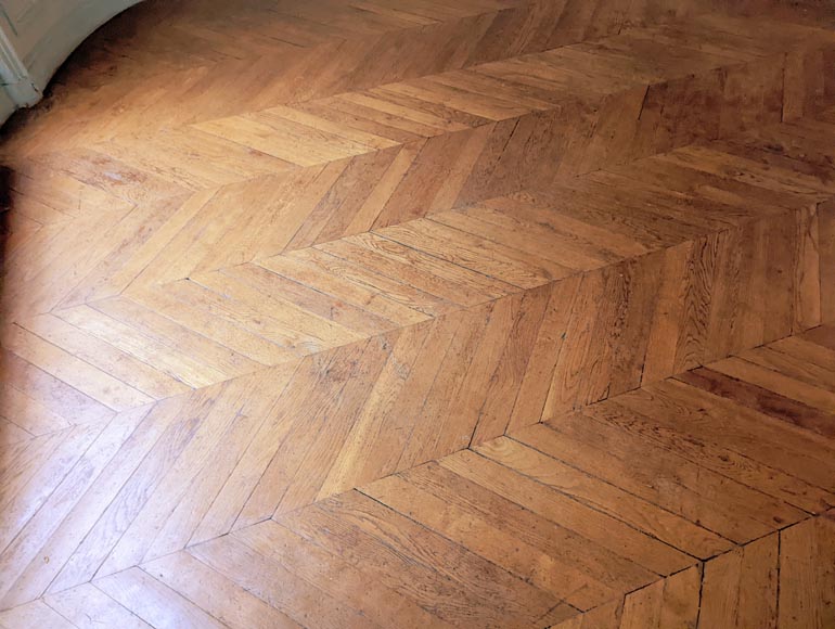 14 m² lot of oak herringbone parquet 14 m² lot of oak herringbone parquet-4