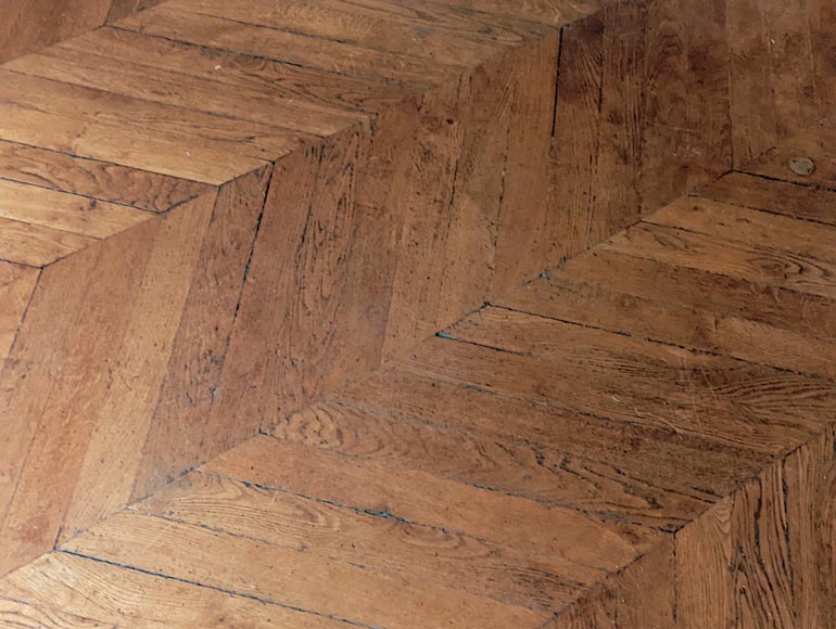 14 m² lot of oak herringbone parquet 14 m² lot of oak herringbone parquet-6