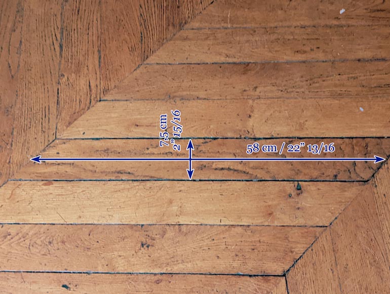 14 m² lot of oak herringbone parquet 14 m² lot of oak herringbone parquet-8