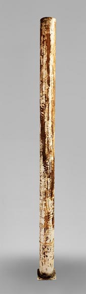 Spiral staircase in glass and chromed metal Spiral staircase in glass and chromed metal-5