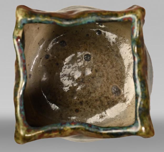 Adrien DALPAYRAT, Glazed Ceramic Vase, 1900 Paris Exposition Adrien DALPAYRAT, Glazed Ceramic Vase, 1900 Paris Exposition-3