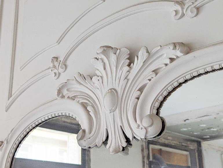 Louis XV style trumeau with large sunflower Louis XV style trumeau with large sunflower-3