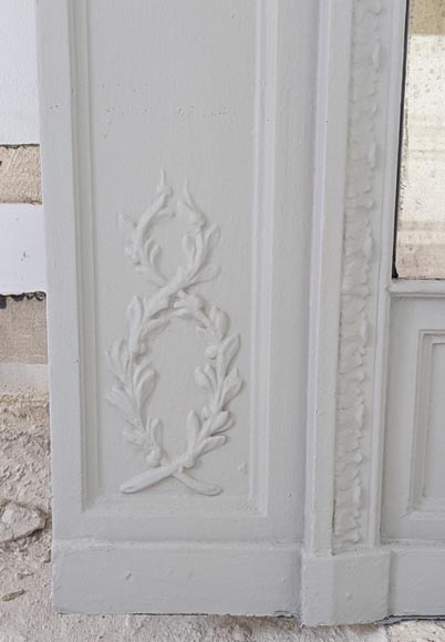 Trumeau with flower garland decoration in the Louis XVI style Trumeau with flower garland decoration in the Louis XVI style-5