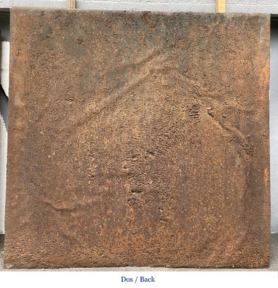 Fireback with the arms of Leopold I, Duke of Lorraine and Bar Fireback with the arms of Leopold I, Duke of Lorraine and Bar-5