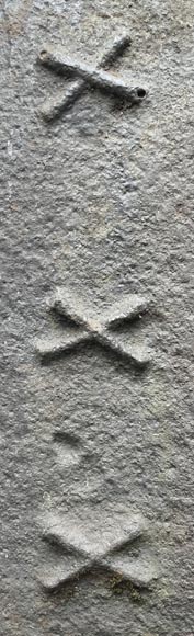 Fireback from the 16th century with the arms of Charles V Fireback from the 16th century with the arms of Charles V-5