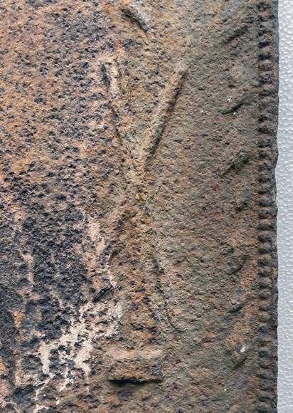 19th century fireback representing Saint Eloi 19th century fireback representing Saint Eloi-4