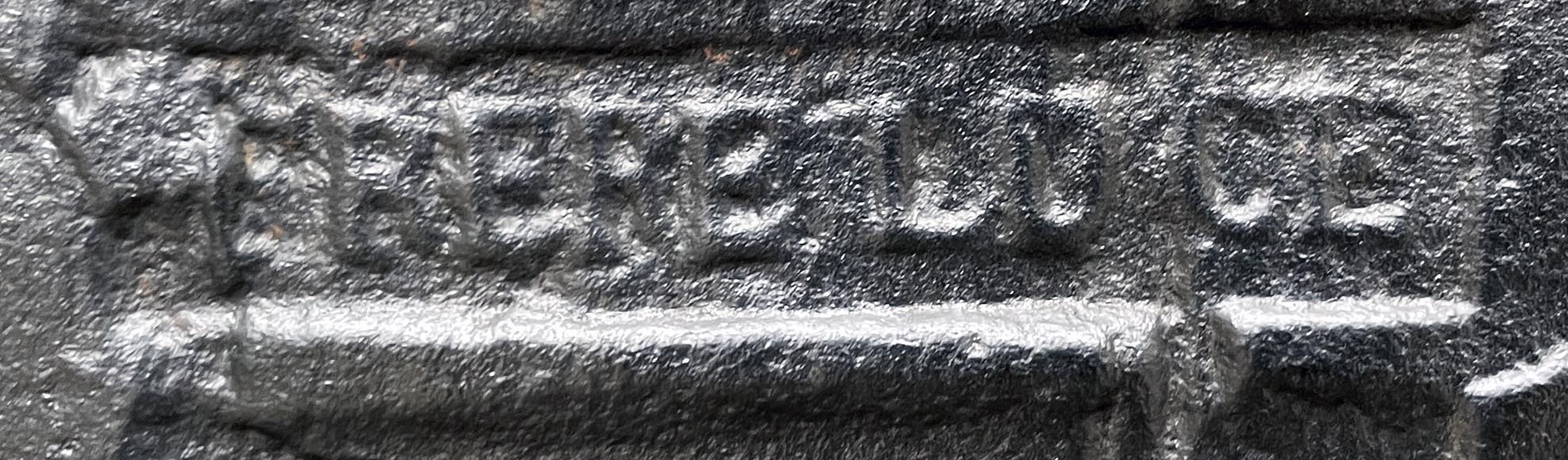 Fireback dated 1828 representing a scene from the tale  Fireback dated 1828 representing a scene from the tale