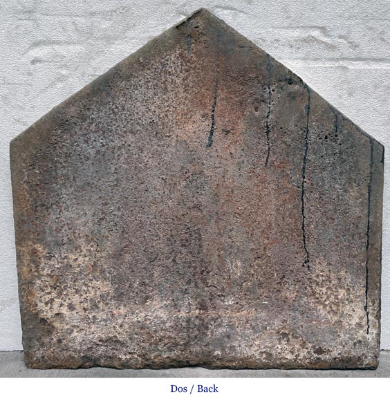 Fireback from the 16th century with the arms of Arnould Marchant de Criston Fireback from the 16th century with the arms of Arnould Marchant de Criston-6