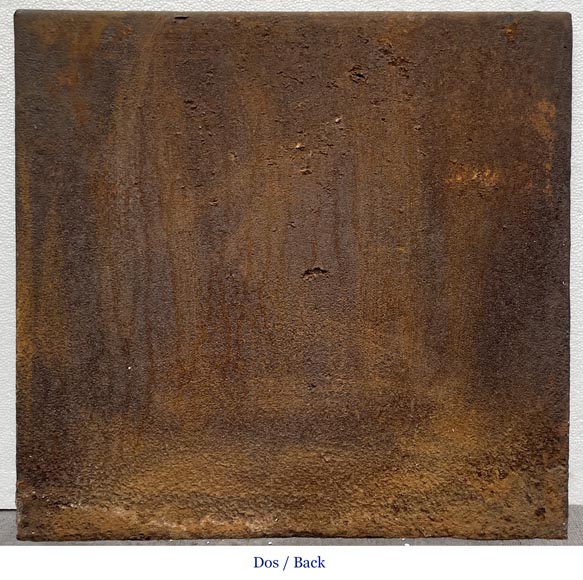 Fireback from the XVIIIth century showing a lover having fun with a goat Fireback from the XVIIIth century showing a lover having fun with a goat-6