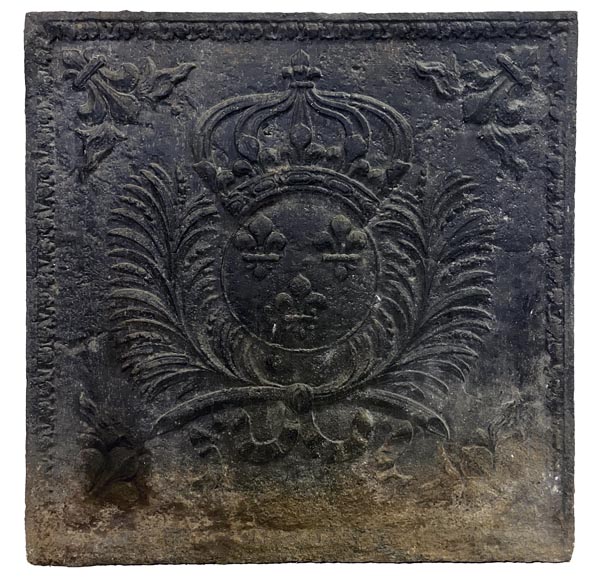 Royal fleur-de-lys fireback Royal fleur-de-lys fireback-0