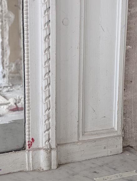 Louis XVI style trumeau with floral basket Louis XVI style trumeau with floral basket-4