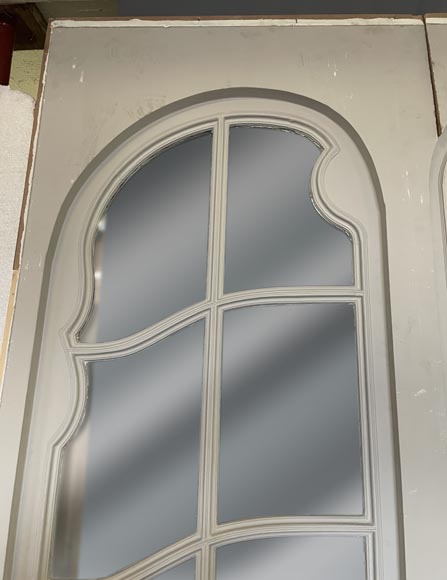 Large double doors and frames with glasses Large double doors and frames with glasses-2