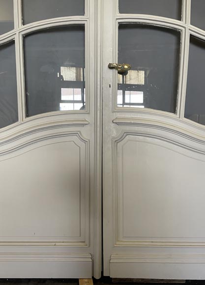 Large double doors and frames with glasses Large double doors and frames with glasses-4
