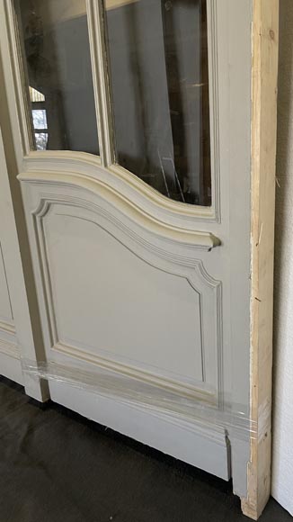 Large double doors and frames with glasses Large double doors and frames with glasses-9