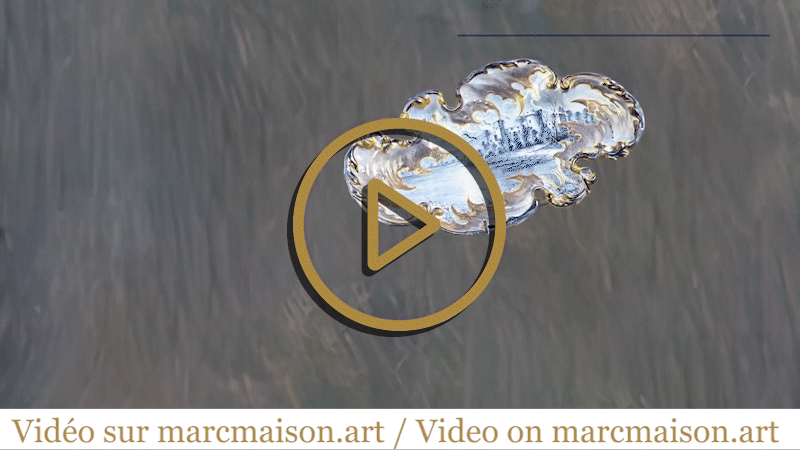 Nocturnal variation, a rare creation by Emile GALLÉ Nocturnal variation, a rare creation by Emile GALLÉ-0