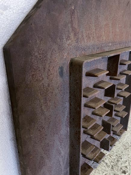 Modern fireback with the coat of arms of France Modern fireback with the coat of arms of France-8