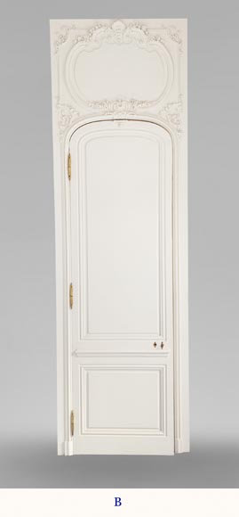 Set of 3 Louis XV style doors with door tops Set of 3 Louis XV style doors with door tops-10