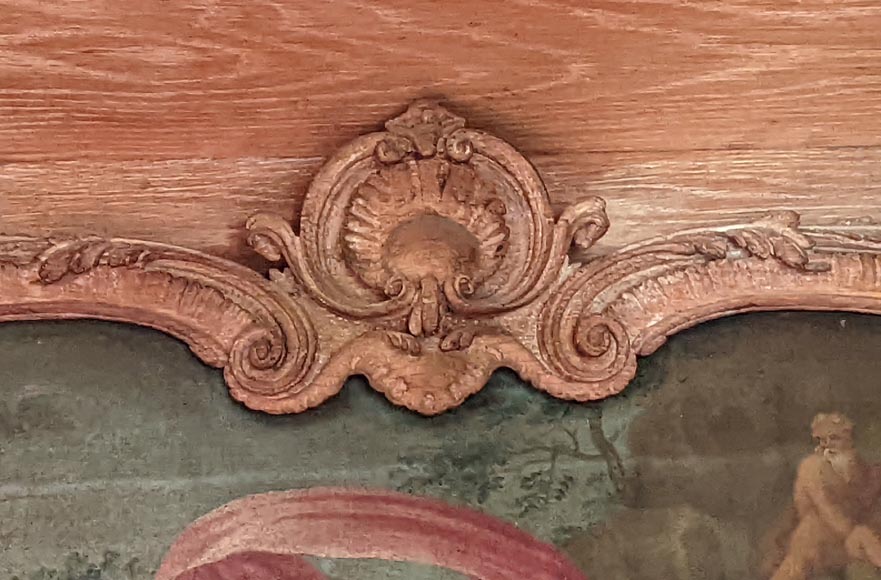 Pair of Louis XV period door overmantels depicting scenes from the life of Venus Pair of Louis XV period door overmantels depicting scenes from the life of Venus-2