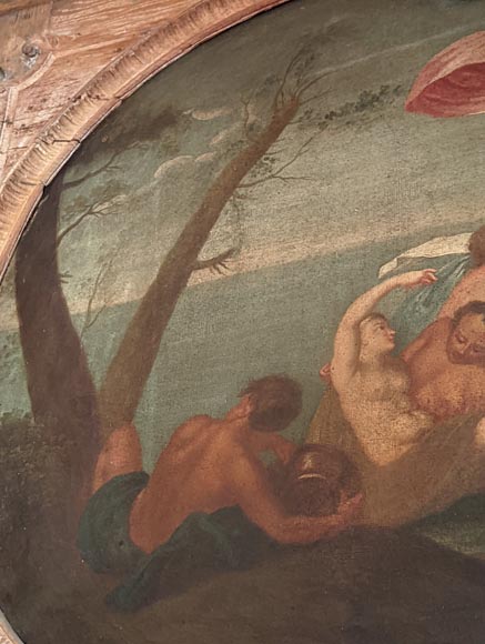 Pair of Louis XV period door overmantels depicting scenes from the life of Venus Pair of Louis XV period door overmantels depicting scenes from the life of Venus-5