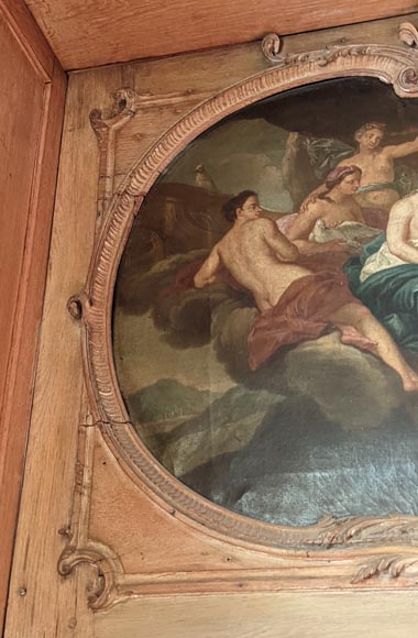 Pair of Louis XV period door overmantels depicting scenes from the life of Venus Pair of Louis XV period door overmantels depicting scenes from the life of Venus-13