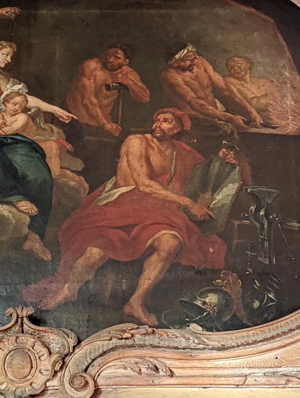 Pair of Louis XV period door overmantels depicting scenes from the life of Venus Pair of Louis XV period door overmantels depicting scenes from the life of Venus-15