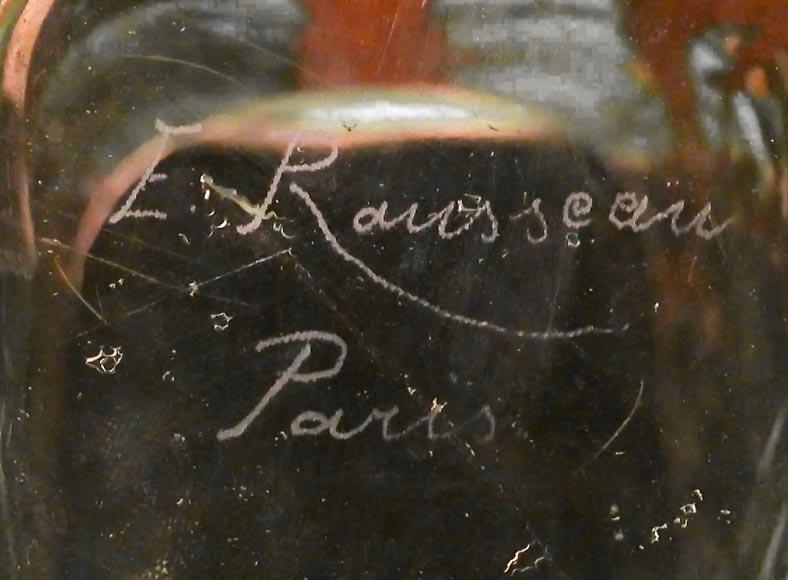 Eugène ROUSSEAU, Vase with Japanese Picker, circa 1870-1880 Eugène ROUSSEAU, Vase with Japanese Picker, circa 1870-1880-6