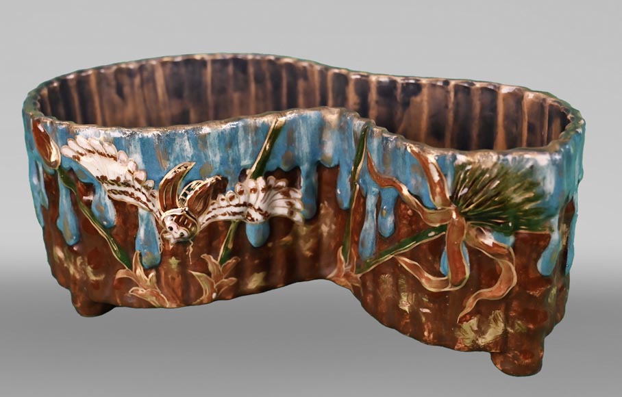Émile GALLÉ, Jardiniere with a design inspired by the nature of Pharaonic Egypt, circa 1879-1890 Émile GALLÉ, Jardiniere with a design inspired by the nature of Pharaonic Egypt, circa 1879-1890-0