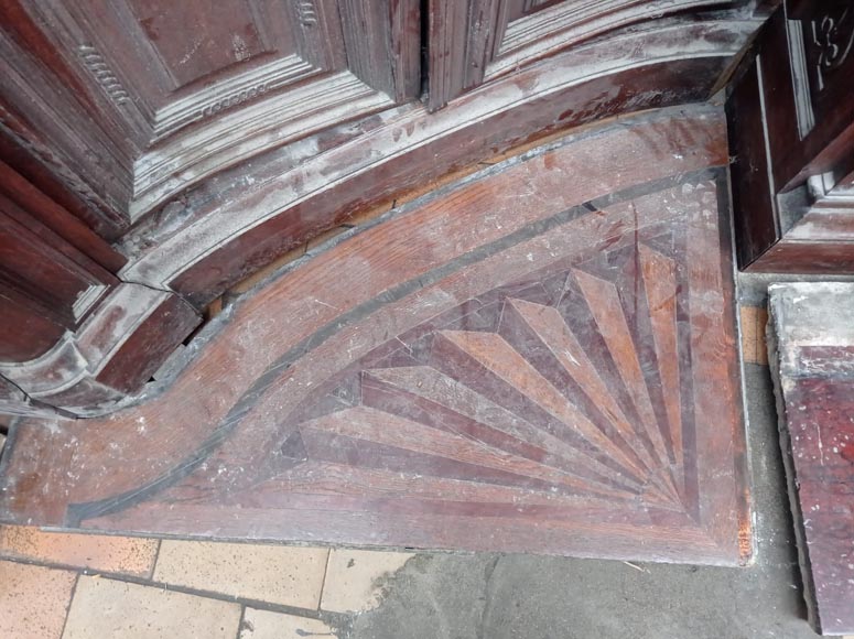 Paul MAZAROZ - Napoleon III style semi-circular paneled wall Paul MAZAROZ - Napoleon III style semi-circular paneled wall-13