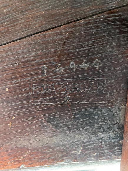 Paul MAZAROZ - Napoleon III style semi-circular paneled wall Paul MAZAROZ - Napoleon III style semi-circular paneled wall-14