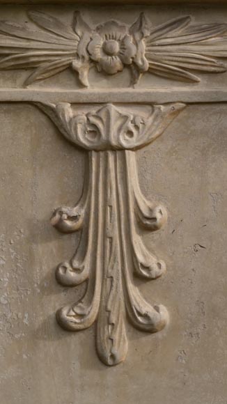 Large Greek style vase in painted terracotta Large Greek style vase in painted terracotta-8