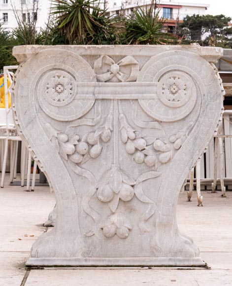 Table with neoclassical legs from the 19th century, later top Table with neoclassical legs from the 19th century, later top-7