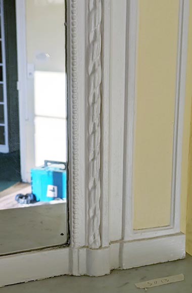 Louis XVI style trumeau decorated with small rosettes Louis XVI style trumeau decorated with small rosettes-4