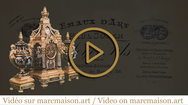 Paul SOYER, Renaissance-Style Clock Set, circa 1875 Paul SOYER, Renaissance-Style Clock Set, circa 1875-0