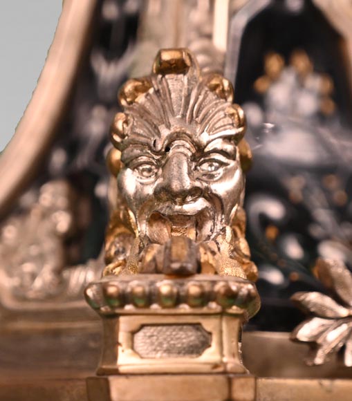 Paul SOYER, Renaissance-Style Clock Set, circa 1875 Paul SOYER, Renaissance-Style Clock Set, circa 1875-6