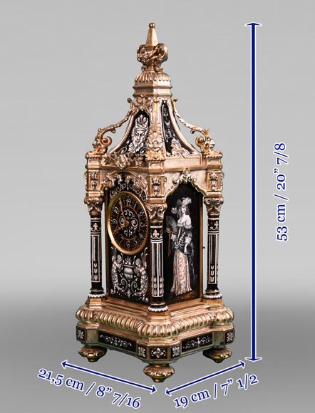 Paul SOYER, Renaissance-Style Clock Set, circa 1875 Paul SOYER, Renaissance-Style Clock Set, circa 1875-16