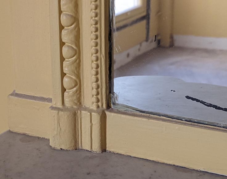 Louis XVI style trumeau decorated with a garland of flowers Louis XVI style trumeau decorated with a garland of flowers-6