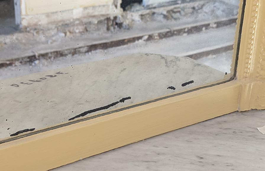 Louis XVI style trumeau with flower and Cupid's arrow decorations Louis XVI style trumeau with flower and Cupid's arrow decorations-6