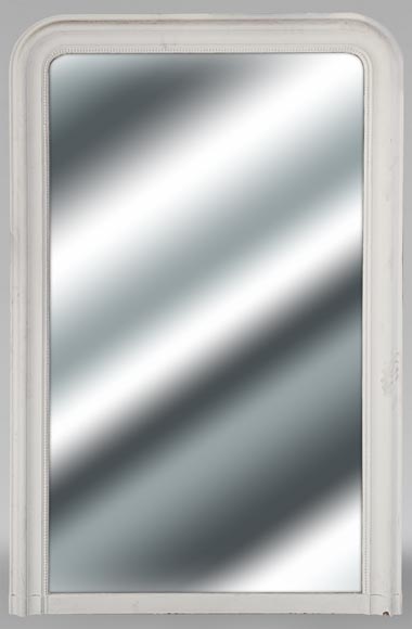 Louis XVI style trumeau with pearl frieze and rounded corners Louis XVI style trumeau with pearl frieze and rounded corners-0