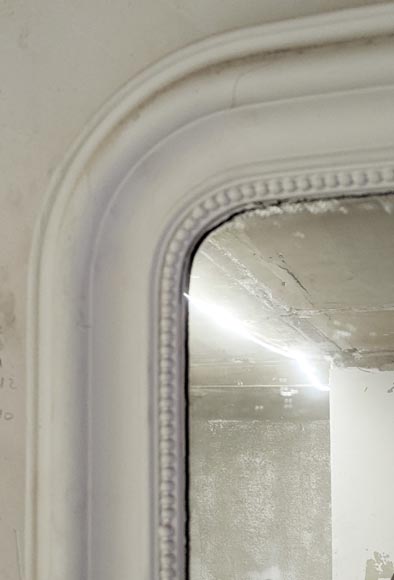 Louis XVI style trumeau with pearl frieze and rounded corners Louis XVI style trumeau with pearl frieze and rounded corners-2