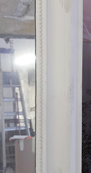 Louis XVI style trumeau with pearl frieze and rounded corners Louis XVI style trumeau with pearl frieze and rounded corners-3