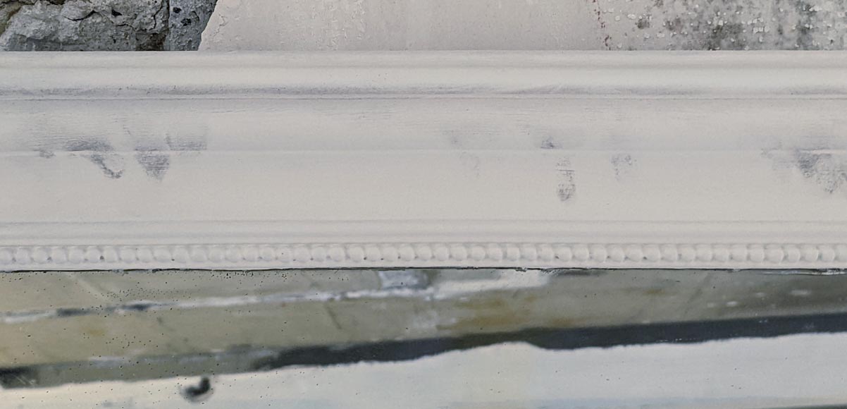 Small overmantel with pearl frieze Small overmantel with pearl frieze-1